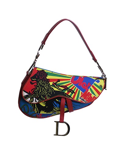 Rasta Mania Bob Marley Saddle Bag, front view